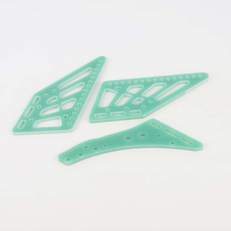 Custom Green FR4 Epoxy Insulation Machined Parts