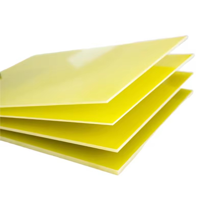 Custom Cut Yellow & Green FR4 Epoxy Insulation Sheets for DIY Lithium Battery Packs & Automation Equipment